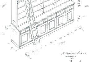 sketch bookcase 1